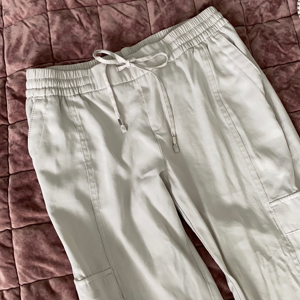 NWOT Off white/Light Gray Cargo Pants